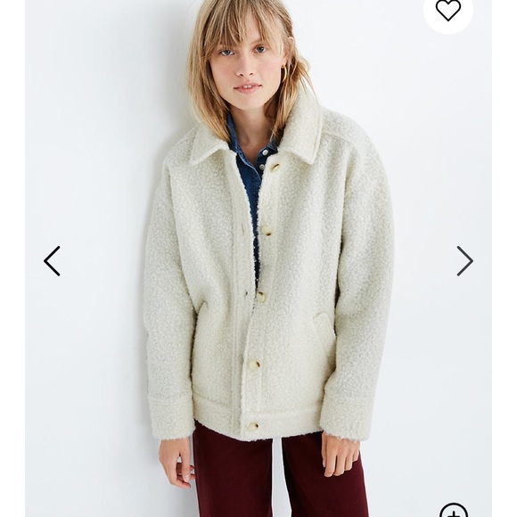 Madewell Boucle Bomber Jacket - Picture 5 of 8